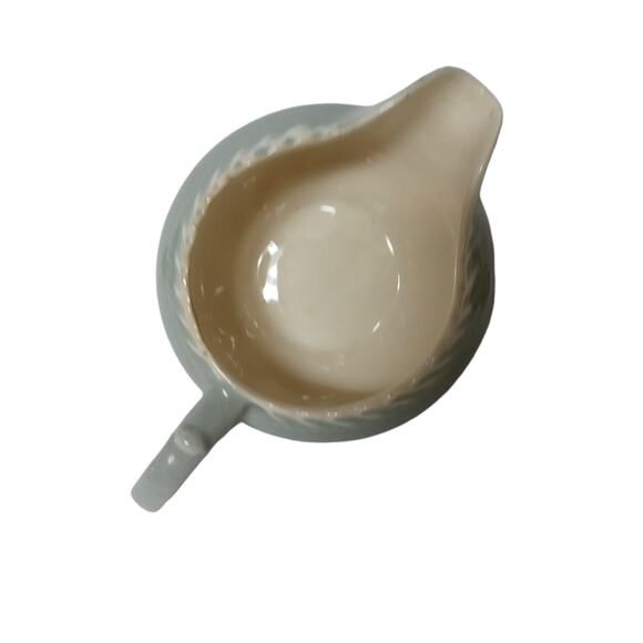 Vintage Harkerware Chesterton Gray Creamer Pitcher Pate Sur Pate from Set - Picture 4 of 13